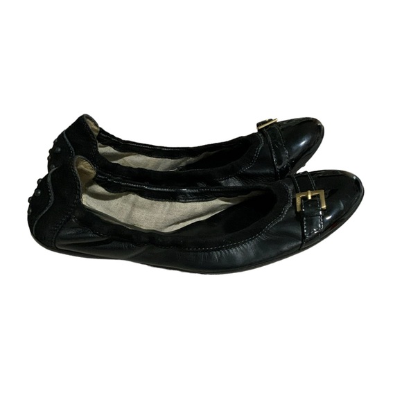 Tod’s Black Patent Leather Ballet Flats Size 6 - Picture 7 of 8